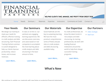 Tablet Screenshot of financialtrainingpartners.com